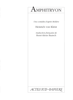 Kleist — Actes Sud