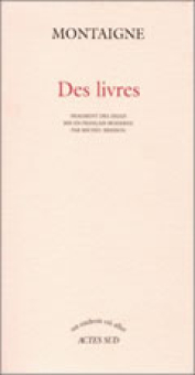 Montaigne — Actes Sud