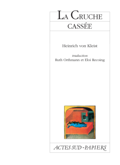 Kleist — Actes Sud