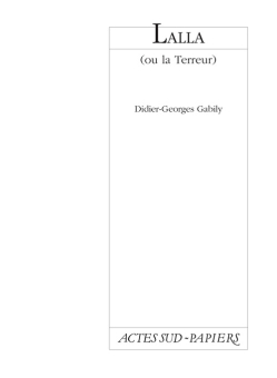 Gabily — Actes Sud