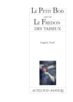 Durif — Actes Sud