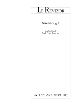 Gogol — Actes Sud