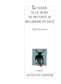 Mouawad — Actes Sud