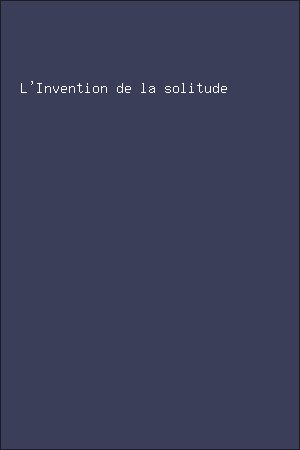Auster — Actes Sud