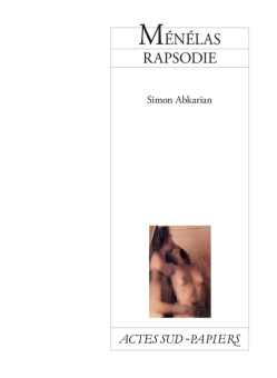 Abkarian — Actes Sud