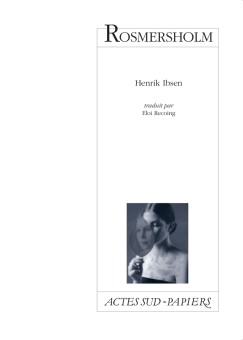 Ibsen — Actes Sud