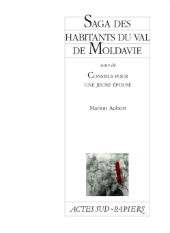 Saga des habitants du val de Moldavie su