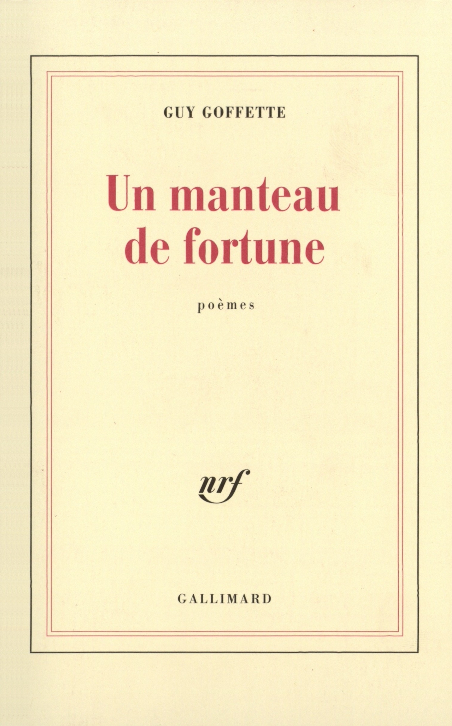 Goffette — Gallimard