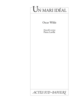Wilde — Actes Sud